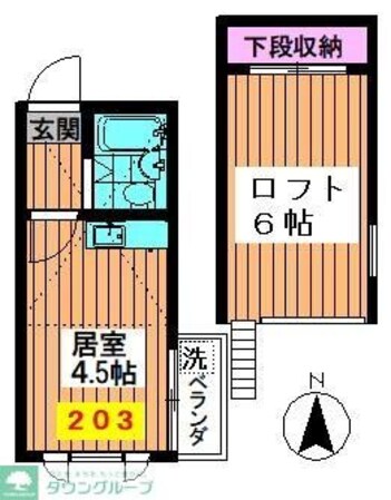 アレックスエスプリの物件間取画像